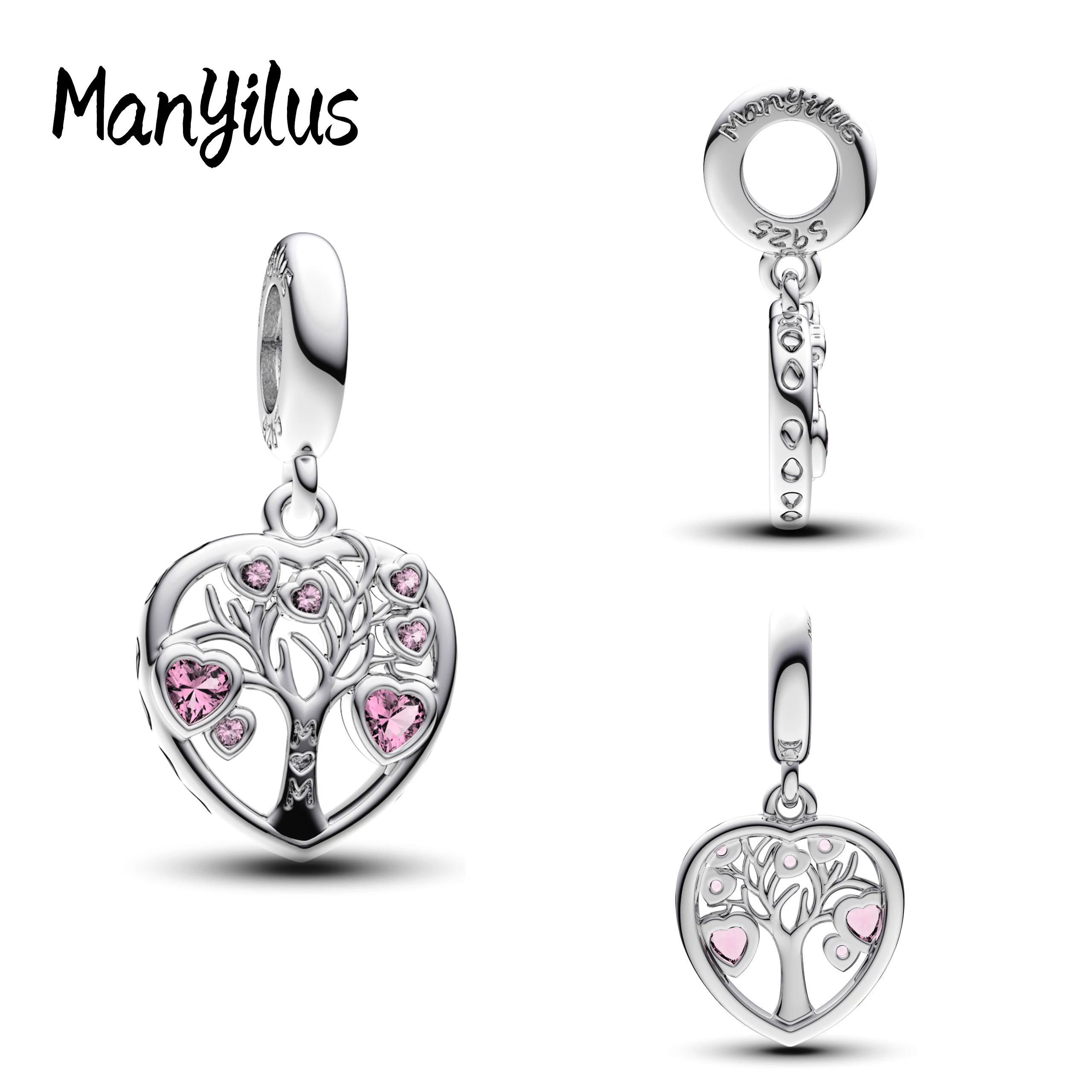 

Manyilus 2025 Motherly Love Dream Tree Charms S925 Sterling Silver Charms Beads For 925 Original Bracelet Diy Jewelry Gifts