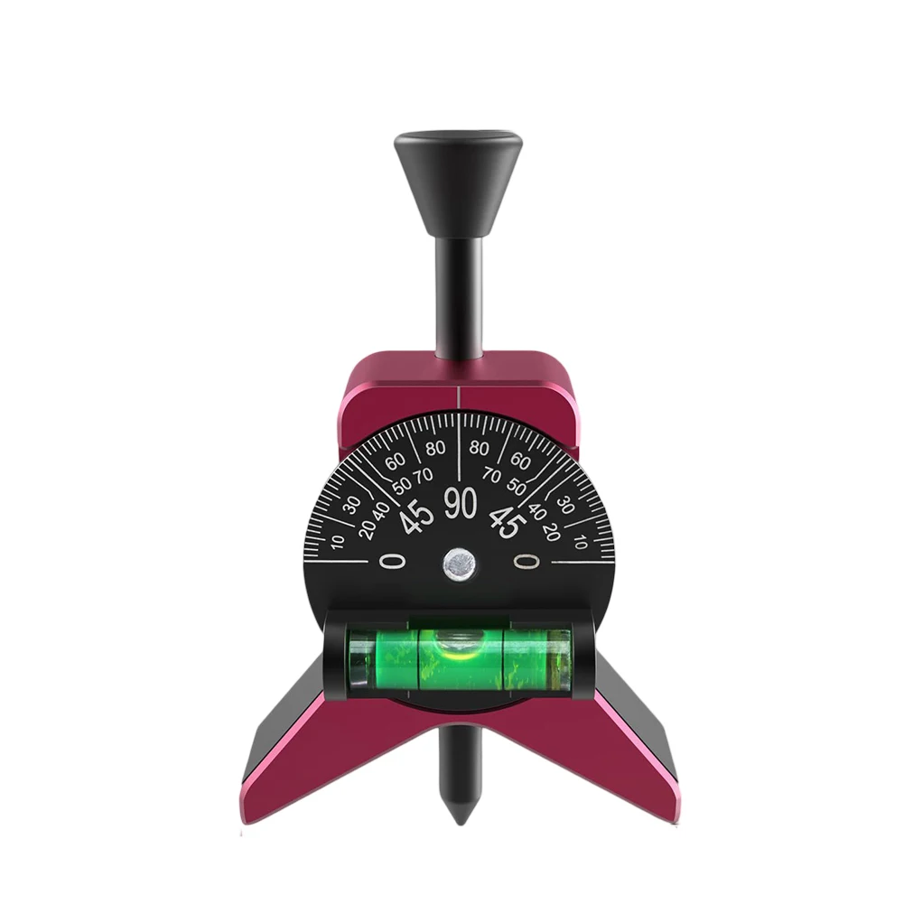 Alat Pencari Tengah Pipa Magnetik dengan Busur Derajat Gelembung yang Dapat Disesuaikan untuk Ukuran Pipa 1 12 hingga 6 Inci Desain Ergonomis Bentuk Y