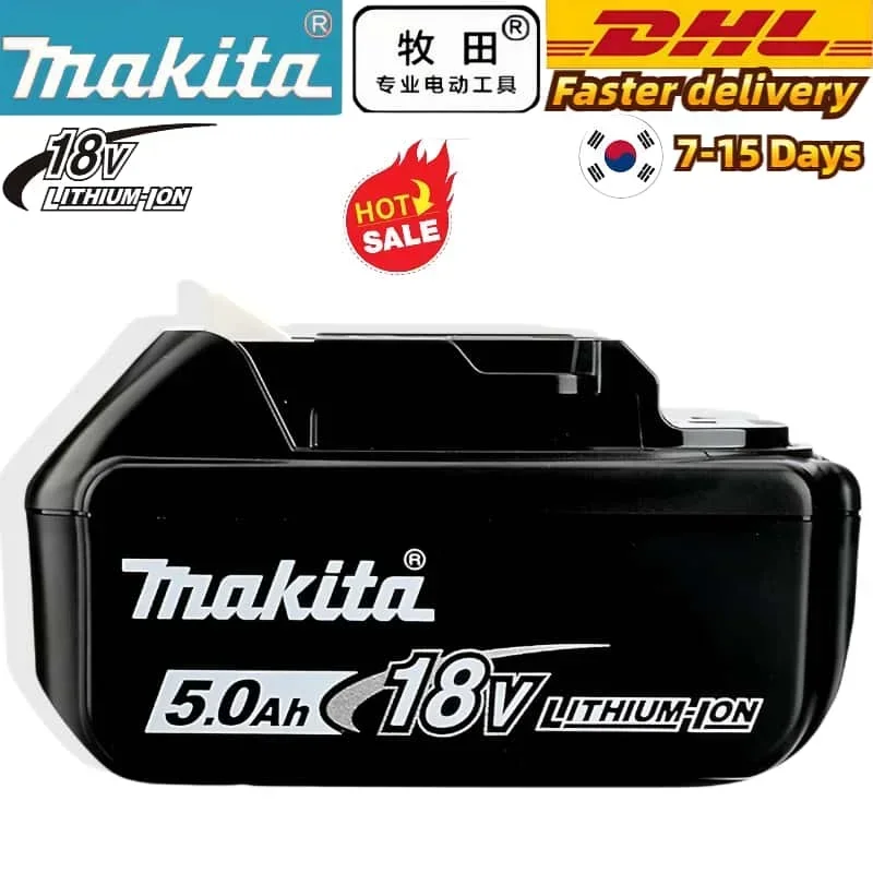 

Original Makita electric tools 18V 6Ah battery for DTD173,DGA404,DHW180 Cordless Washer,DHR242,Impact Driver Drill,Screwdrive