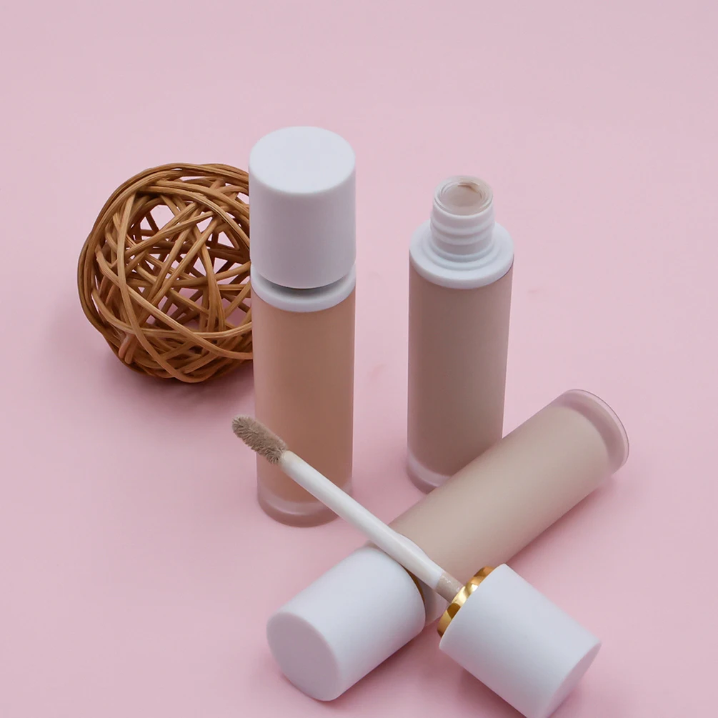 맞춤형 30가지 색상 리퀴드 컨실러 자체 브랜드 풀 커버리지 오래 지속되는 방수 보습 메이크업 도매 흰색 튜브