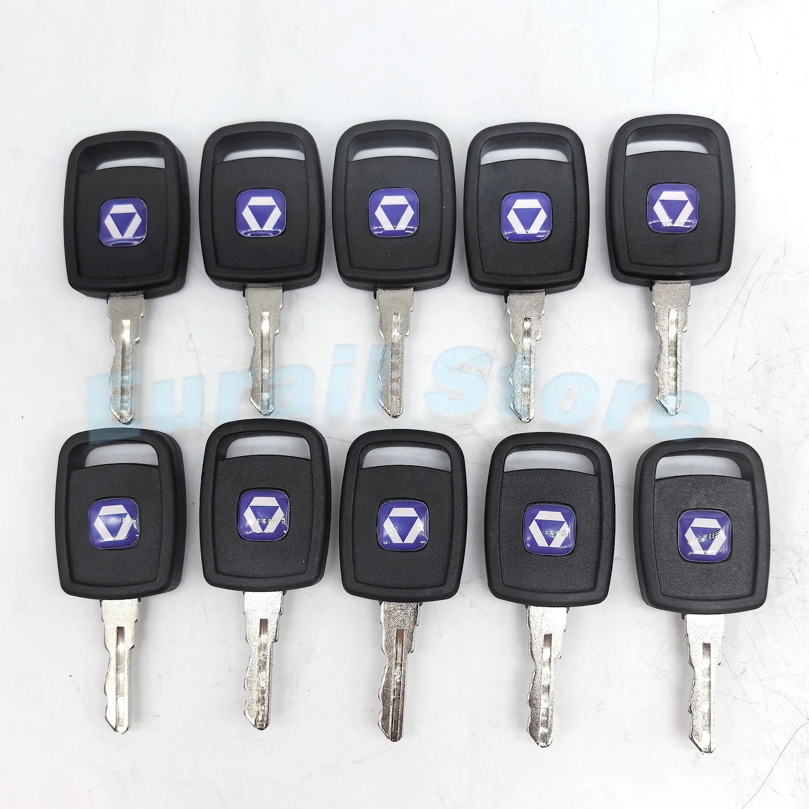 10PCS EXCAVATOR XCMG Keys For Xugong Liugong Loader 30E 40B 50C 50CN 855 856E lectric Lock Key Ignition start key