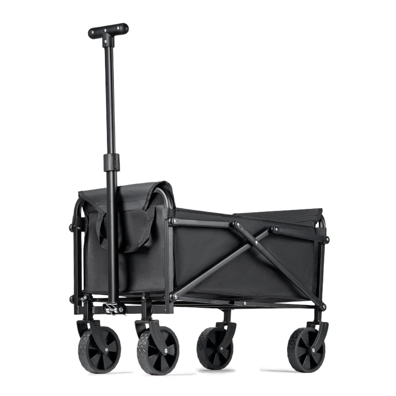 Foldable Portable Picnic Outdoor Camping Cart Heavy Duty Folding Utility Cart Shopping Beach Collapsible Folding Utility Cart