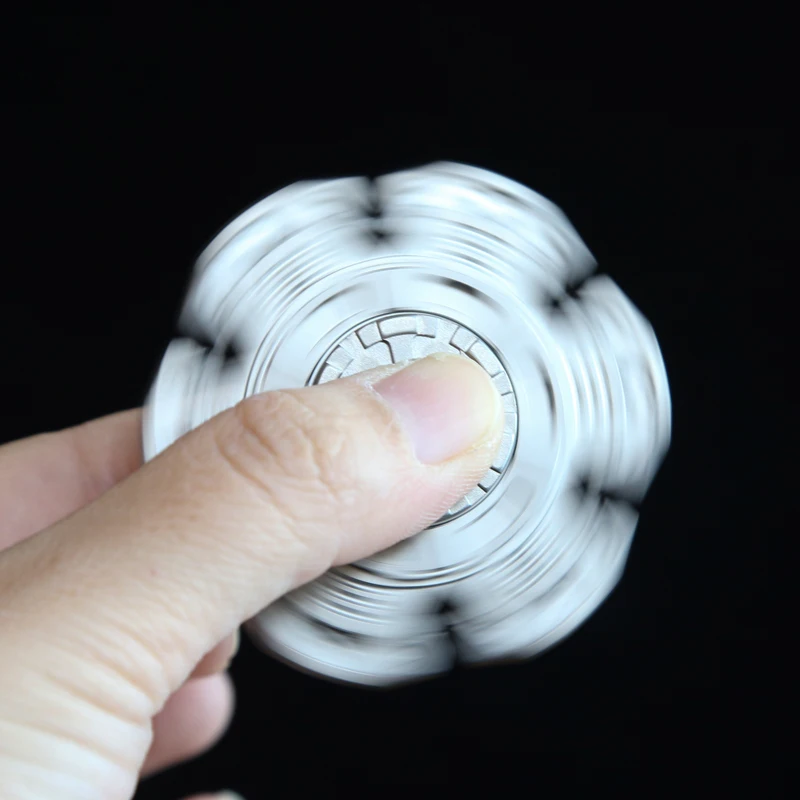 EDC Open the armor Stainless Steel Finger Spinner Stress Relief Toy Office Stress Relief Toys Fidget Toys  For Adult Gift
