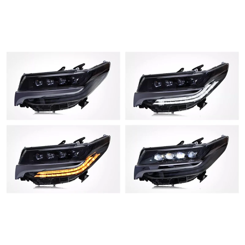 DRL Lampada Auto Testa Luce Faro A LED per Toyota Alphard 30 Vellfire 2015 2016 2017 2018 2019 2020 2021