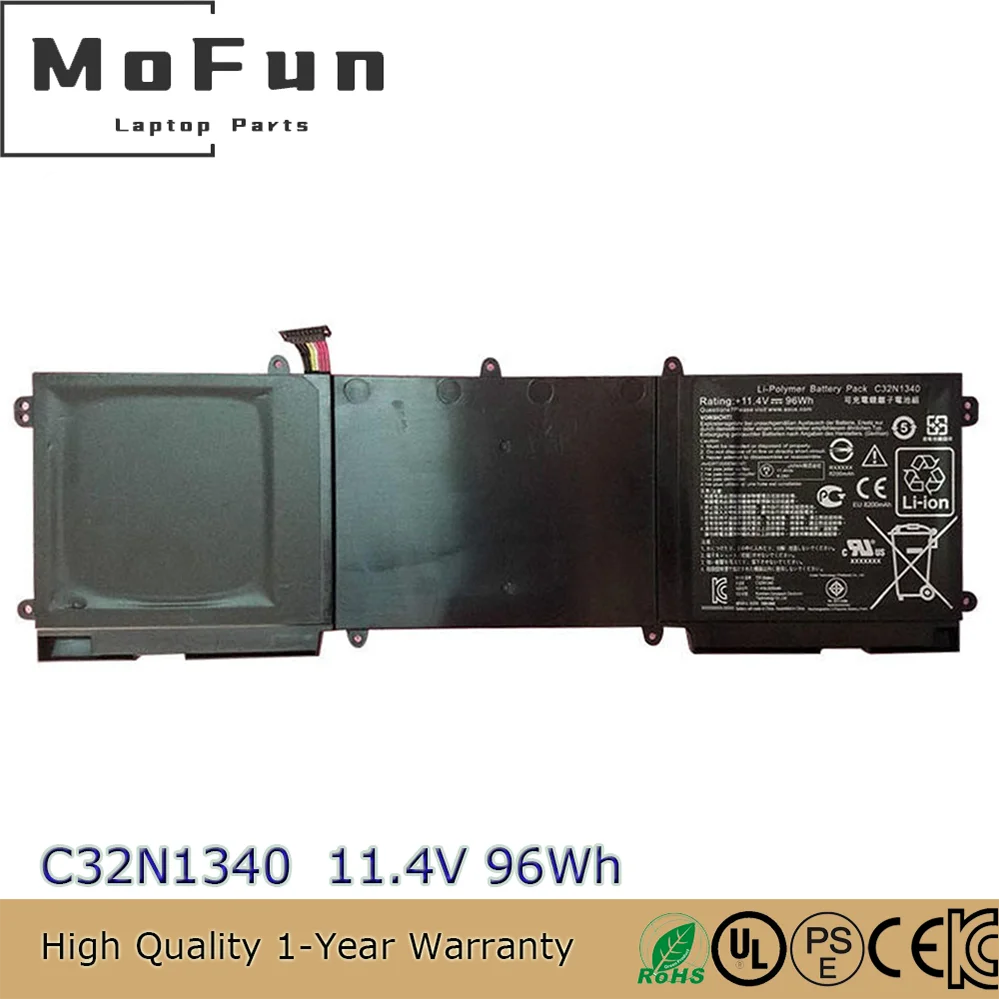 

Совершенно новый оригинальный аккумулятор для ноутбука C32N1340, 11,4 В, 96 Втч для серии ASUS ZenBook NX500 NX500J NX500JK