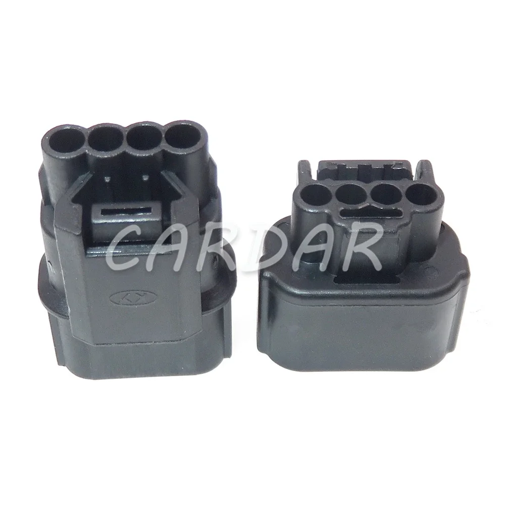 1 Set 4 Pin Automotive Male Female Docking Connector AC Assembly Car Wire Harness Waterproof Socket Auto Parts