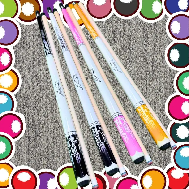 

Premium Couples Pool Cue Stylish Pink 13mm Multi-Layer Tip Billiard Cue for Girls and Boys Elegant Design Pool Bar Billiards