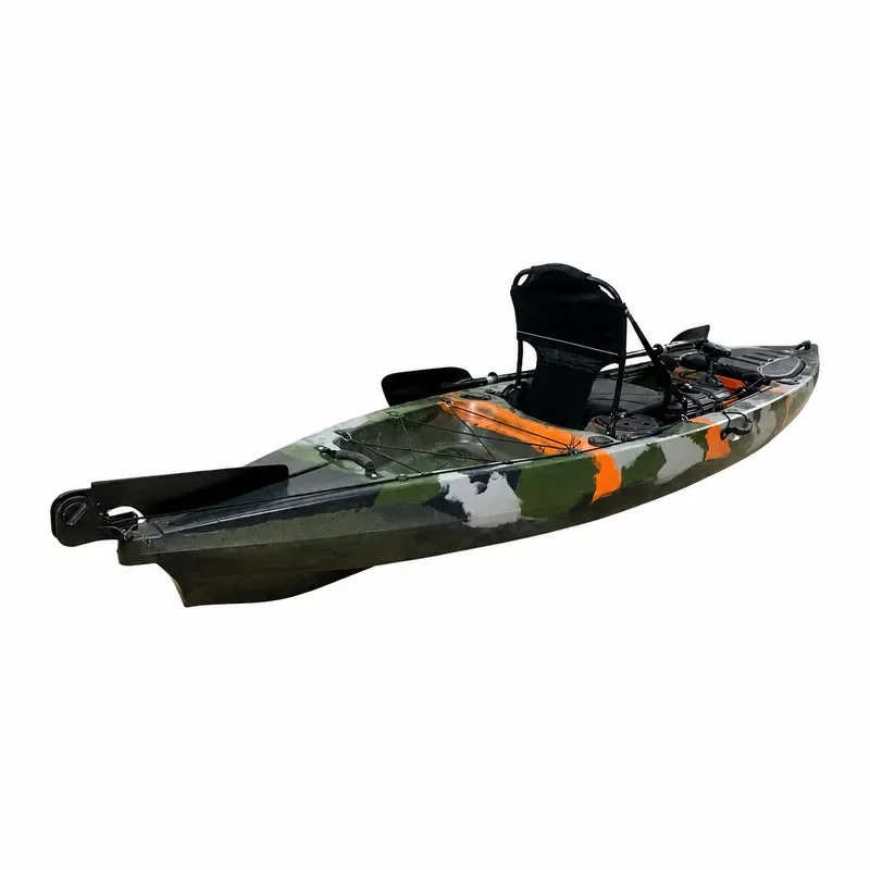High Quality Single Sit Out Kayak for Fishing Summer Vacation Seaside Water Sports Outdoor Recreation Boat Lightweight