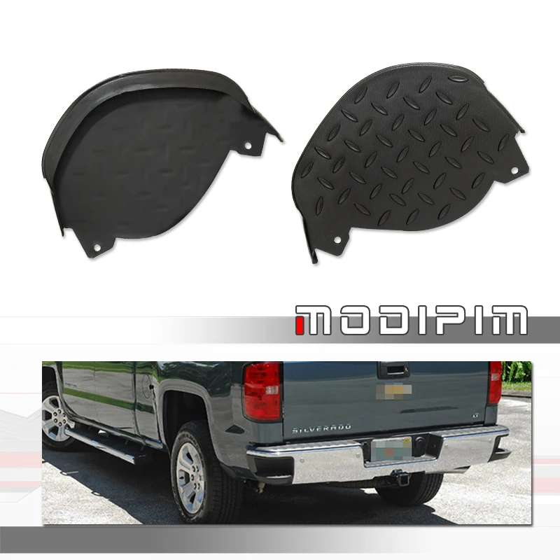 Rear Bumper Step Pad Kit For Chevrolet Silverado 1500/1500 LD/2500 HD/3500 HD, For GMC Sierra 1500/1500 Limited/2500 HD/3500 HD