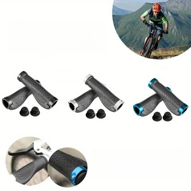 Anti Skid Gummi Fahrrad Griffe Mountainbike Schloss Auf Fahrrad Lenker Griffe 2,5 cm MTB Rennrad Rutschfeste Griffe