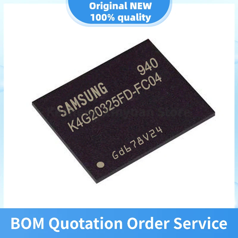 K4G20325FD-FC04 package BGA170 memory chip, new original, stock