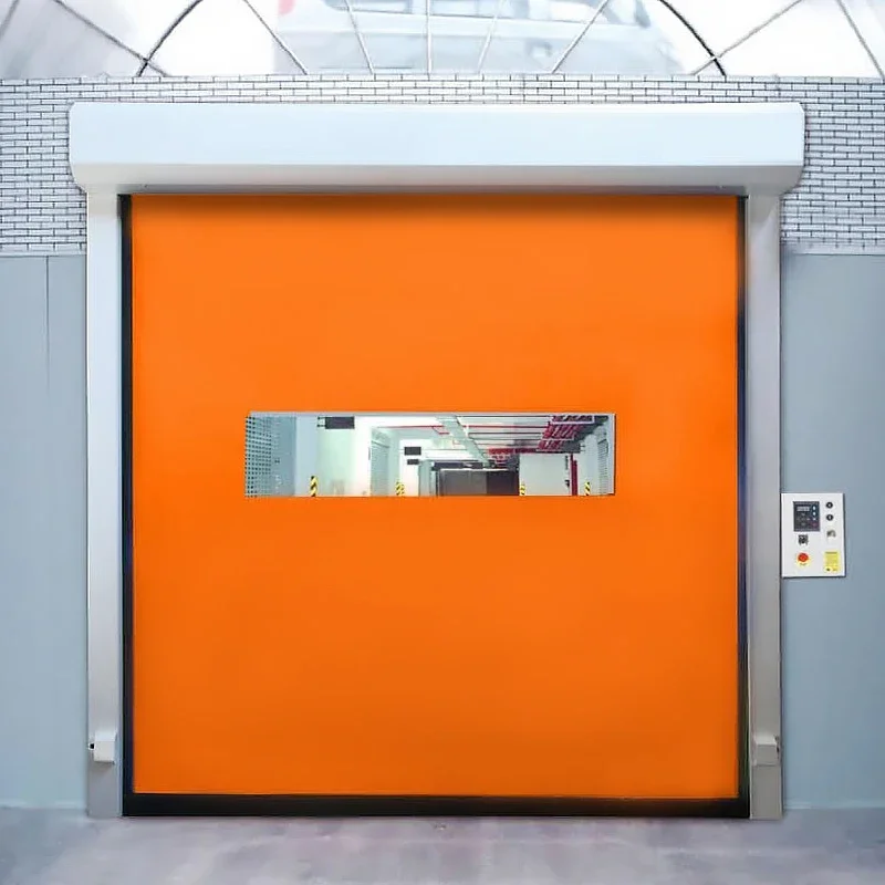 Cold Storage High Speed Door Good Sealing High Speed Zipper Doors For Cold Rooms Freezer Fast Rolling Door Supplier