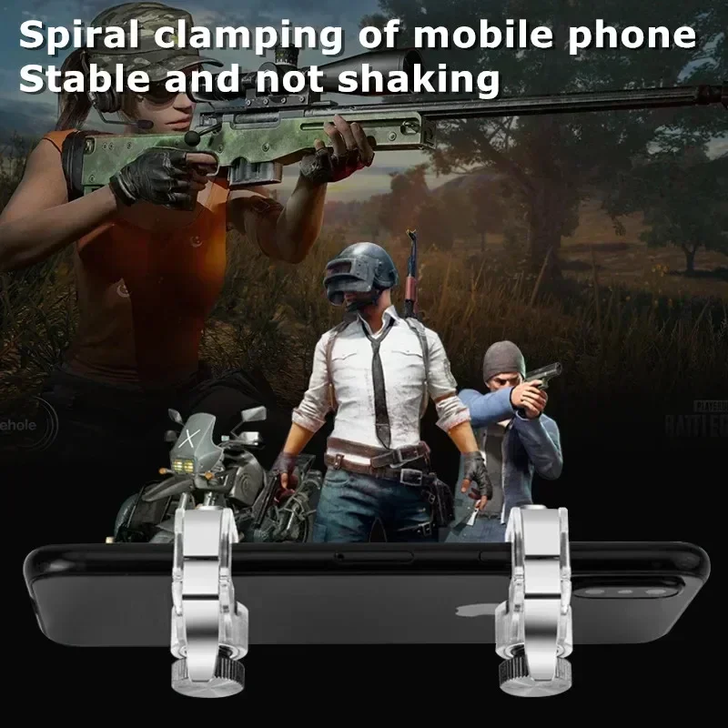 5 คู่ R11 โทรศัพท์มือถือ PUBG เกม 4 นิ้ว Gamepad Joystick Controller L1R1 Aim ยิงโลหะผสมปุ่มสําหรับ IPhone Android