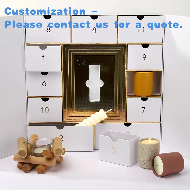 

на заказ.Порожная коробка для свечей. Коробка для адвент-календаря.