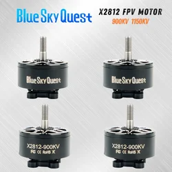 BlueSkyQuest 4Pcs X2812 900KV 1150KV 2-6S motore ad alta efficienza per droni FPV e multirotore