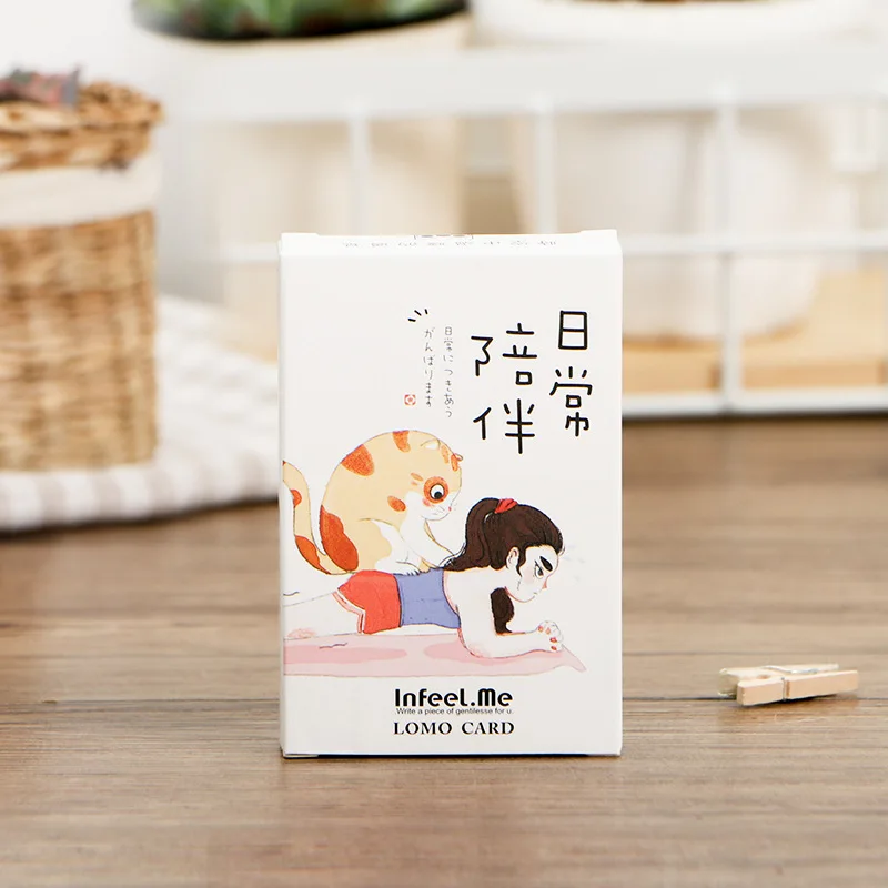 

28 Sheets/Set Daily Companionship Lomo Card Mini Postcard Birthday Letter Envelope Gift Card Message Cards