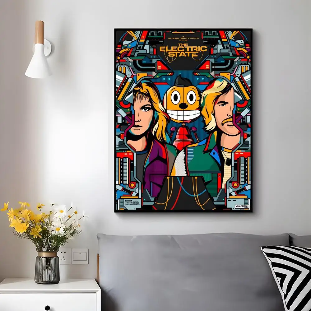Sci-Fi Movie T-the Electric State Poster Modern Luxury Wall Poster Home Decor Space Enhancer