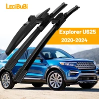 Para Ford Explorer U625 2020-2024 2021 1 Juego de limpiaparabrisas delantero y trasero limpiaparabrisas 2022 2023 Accesorios