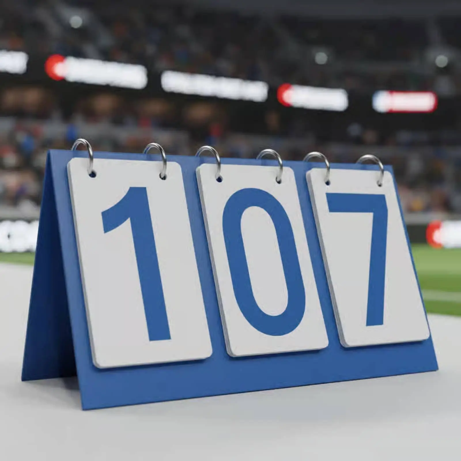 Manual Tabletop Scoreboard PVC Durable Flip Design Portable Sports Scoreboard for Basketball Tennis Volleyball Training - view 3
