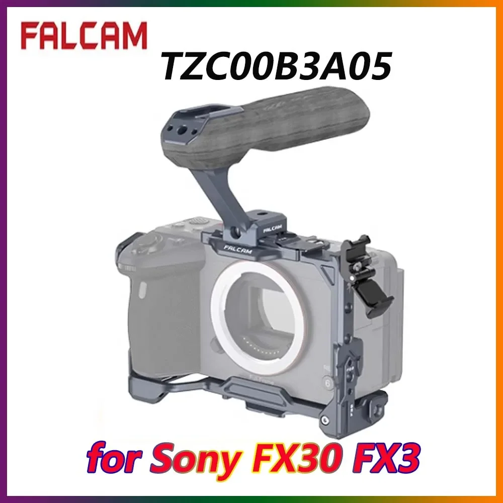 FALCAM F22&F38&F50 Handheld Camera Cage Kit Full Cage Protective Frame Camera Expansion for Sony FX30 FX3 FX 30 TZC00B3A05