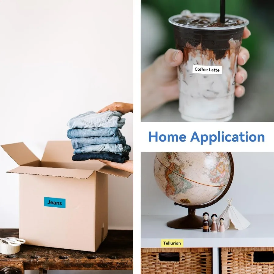 DYMO 레트라태그 호환 테이프 5팩, DYMO 라벨 메이커 리필용 교체품, 91331 91332 91333 91334 91335 컬러 P