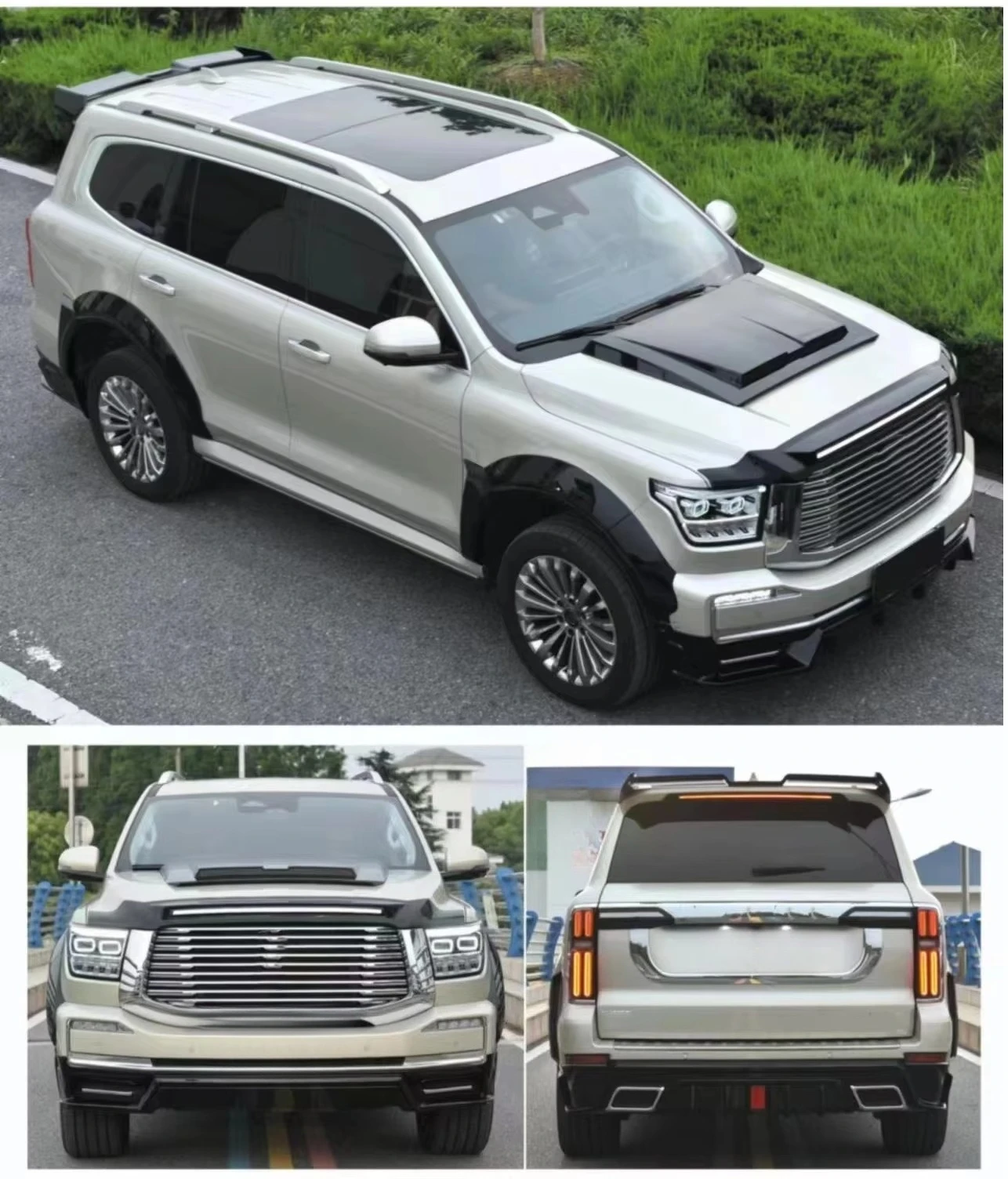 High-quality Modified Aluminum Alloy Body Kit with Painted Wide-body Kit Full Set for Great Wall Wey for Tank 500