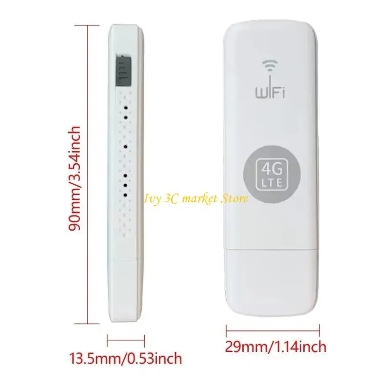D7yc Unlockeds 150Mbps LTE USB WINGLE LTE 4G USB WiFi Modem DONGLE CAR WIFIルーター
