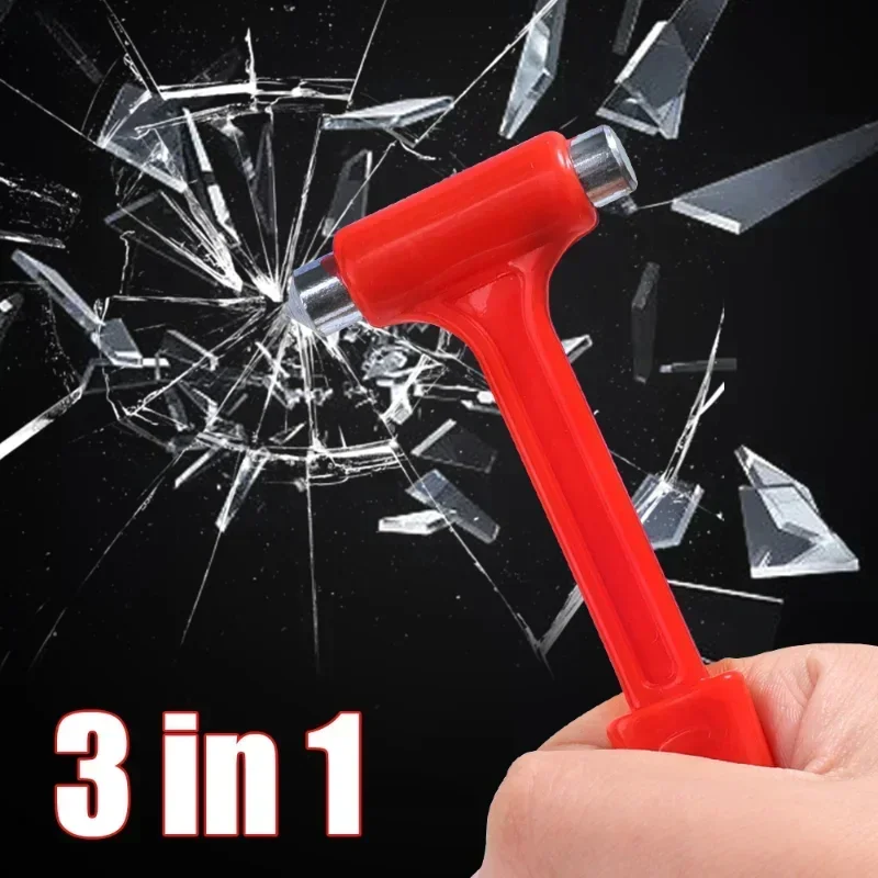 ISGTDRM Car Buses Trucks Window Breaking Hammer Emergency Escape Safety Hammer Glass Breaker Seat Belt Cutter Tools