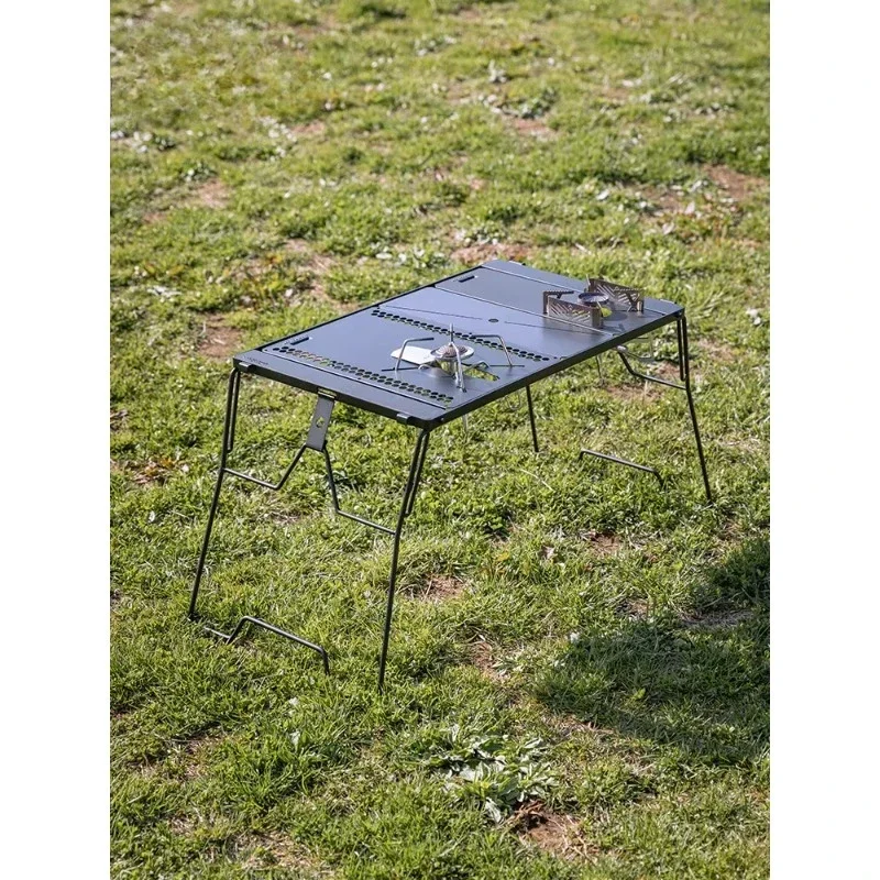 Bridge table set Outdoor camping barbecue folding table Expandable module Multifunctional combination table set
