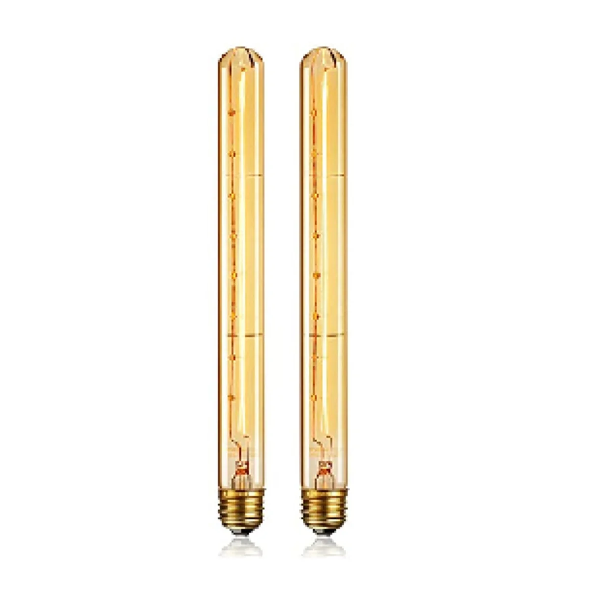 N18R Dimmable Long Tubular Light Bulb E27 40W Retro Light Bulb 220V Industrial Home Bar Chandelier 2 Pcs