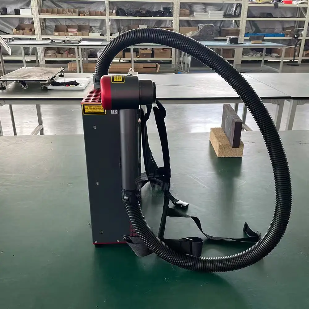 100W Pulse Laser Cleaning Machine Impulse Cleaning Machine Portable Handheld Laser Cleaning Maschine for Sale
