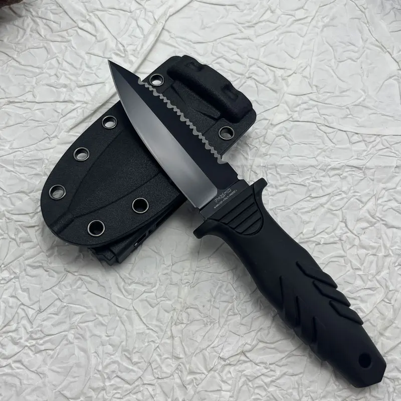 Outdoor Multi Functional Straight Knife Wilderness Exploration Camping Diving Tools Mountaineering Multi Purpose Knife