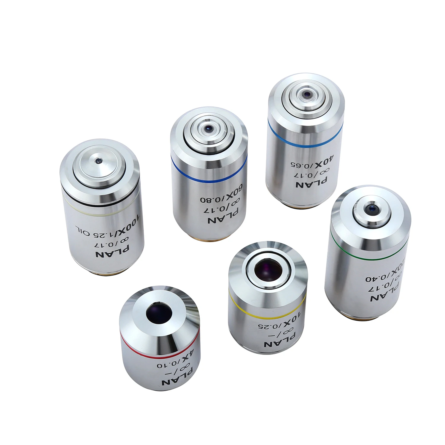 Objectif de microscope achromatique 195 pour laboratoire, extérieur, maison, industrie – Pièce de rechange 20,2 mm – 1 pièce