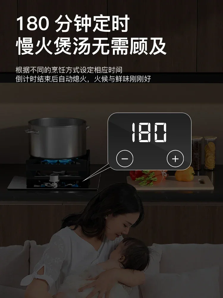 Trendy Household Gas Stove - Single - Burner, Embedded Dual - Purpose, Strong Fire, Thermocouple Flameout Protection