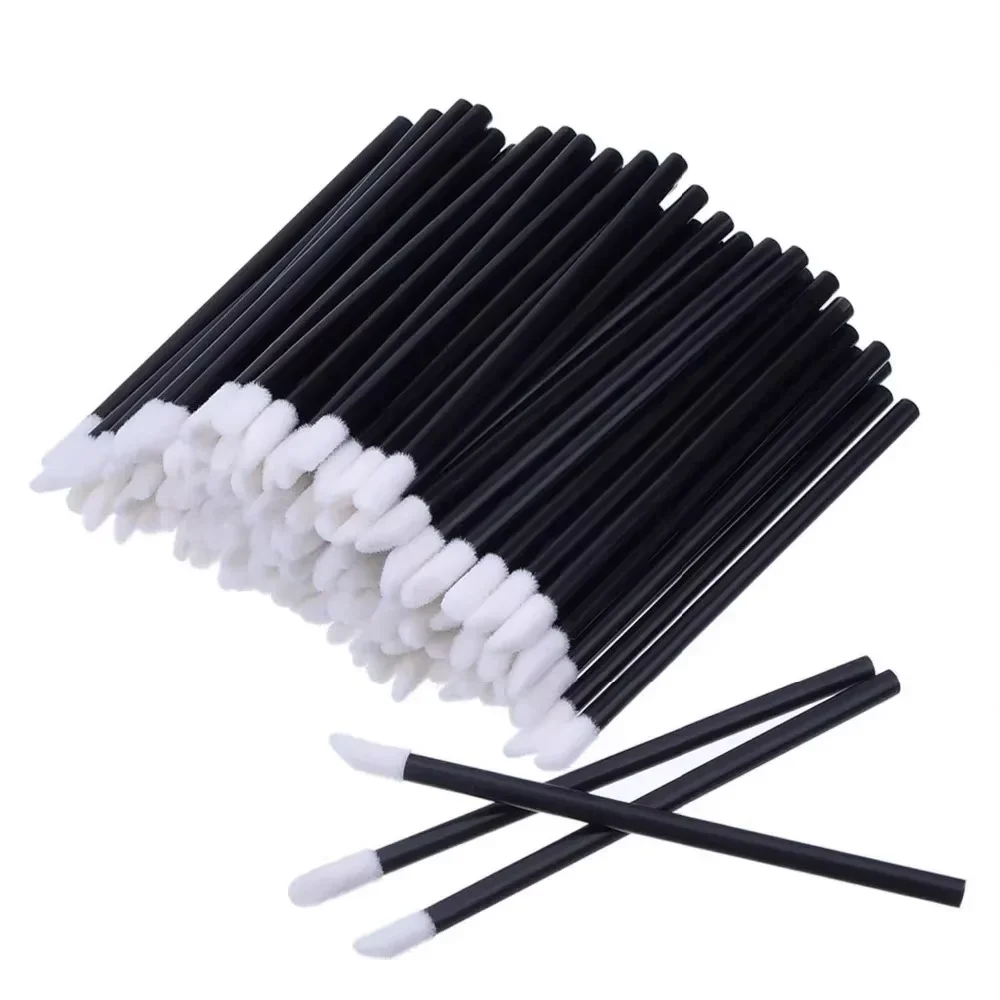 5/100 Pcs Lip Brush Eyelash Makeups Lip Glossy Microbrush Lash Extension Lipstick Set Cosmetic beauty Tools