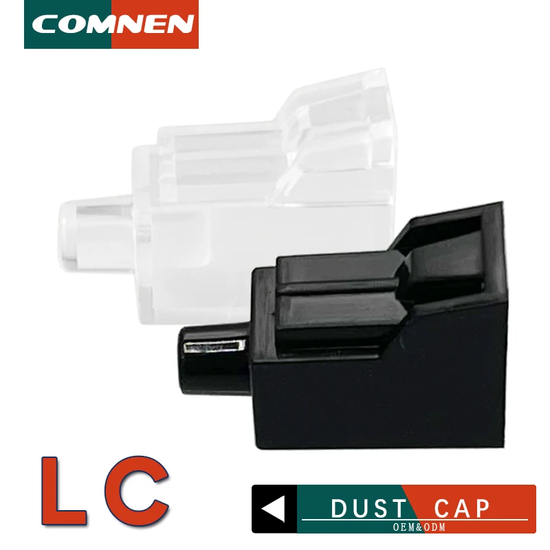COMNEN 50/100 Uds LC herramienta de fibra óptica conector de cubierta antipolvo tapa protectora de polvo Pc para Cable de conexión óptica tapa de fibra óptica