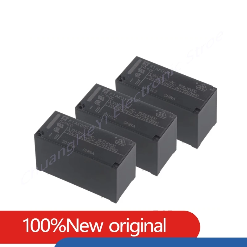 Original New Relay FTR- K1AK005T K1AK012T K1AK024T 5V 12V 24V DC K1CK005W K1CK012W K1CK024W 16A 6PIN/8PIN Relay