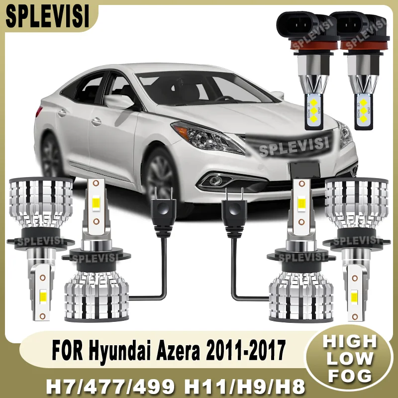 

Waterproof Dustproof Effective heat dissipation LED Headlight Fog Light For Hyundai Azera 2011 2012 2013 2014 2015 2016 2017
