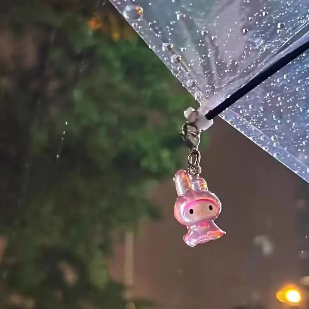 New Sanrio Umbrella Pendant Hello Kitty Sunny Doll Pendant Cute Anime Cartoon Creative Kawaii My Melody Cinnamoroll Keychain