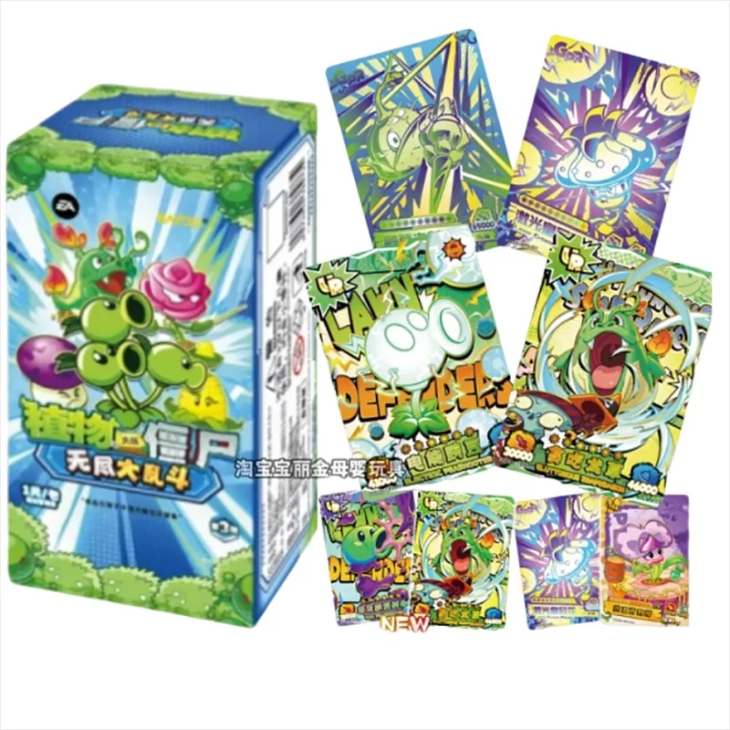 

KAYOU Plants Vs. Zombies Cards Endless Battle- Full Range 3rd Wave Wonderful Nature Journey Anime Peripherals Holiday Gifts Toy