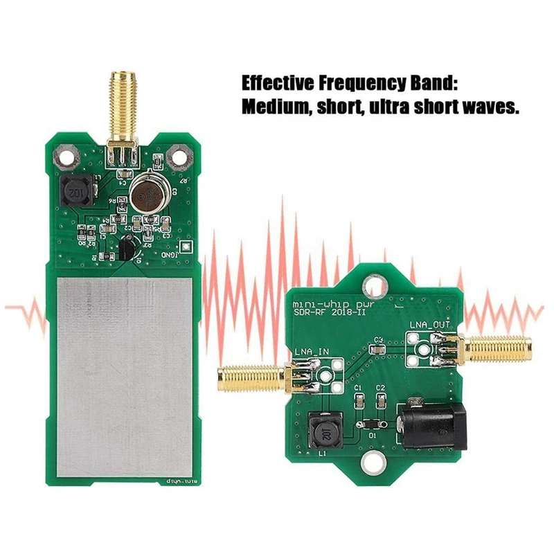 Mini-Peitsche mf/hf/vhf sdr Antenne Kurzwellen aktive Antenne für Erz radio, Röhren radio (Transistor), RTL-SD