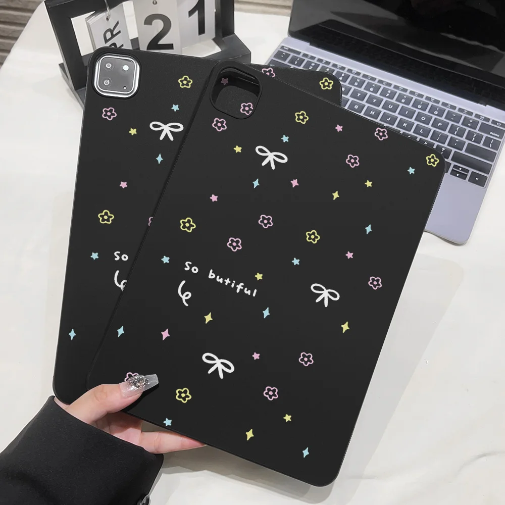 Bowknot Paint Case For iPad A16 10th 11th Gen iPad Pro 11 2025 12.9 13 10.5 9.7 iPad Air 13 11 2 9.7 iPad Mini 4 2024 8.3 Cover