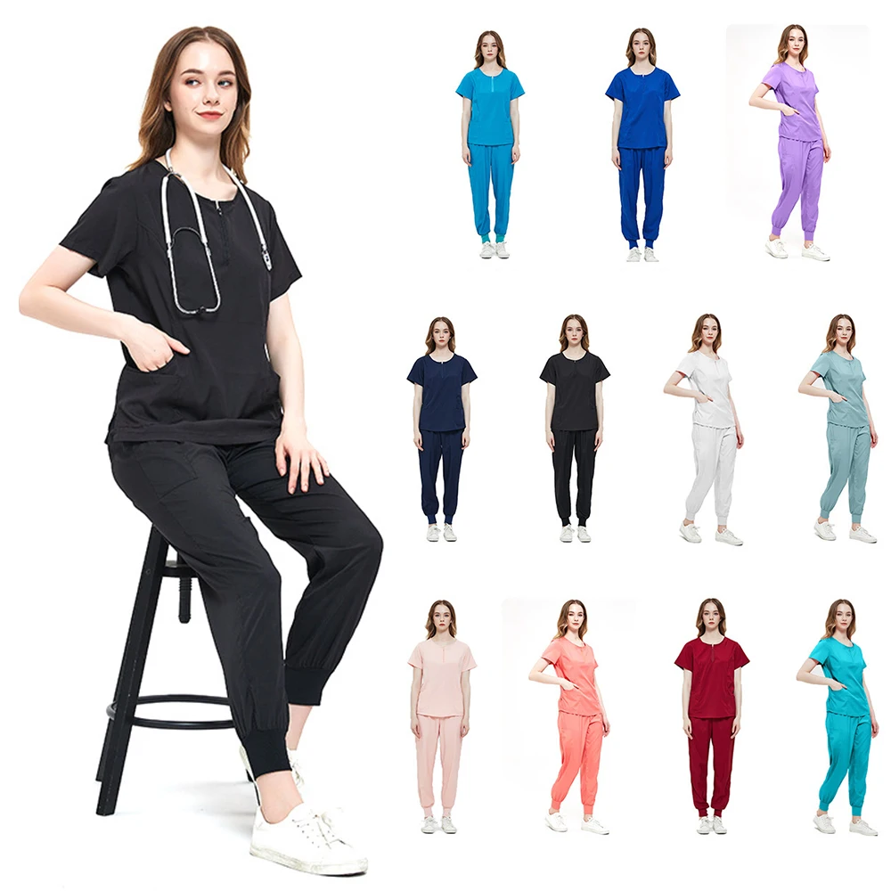 tenue-chirurgicale-femme-ensemble-de-blouses-et-pantalons-medicaux-pour-infirmieres-professionnels-de-la-beaute-et-du-personnel-clinique