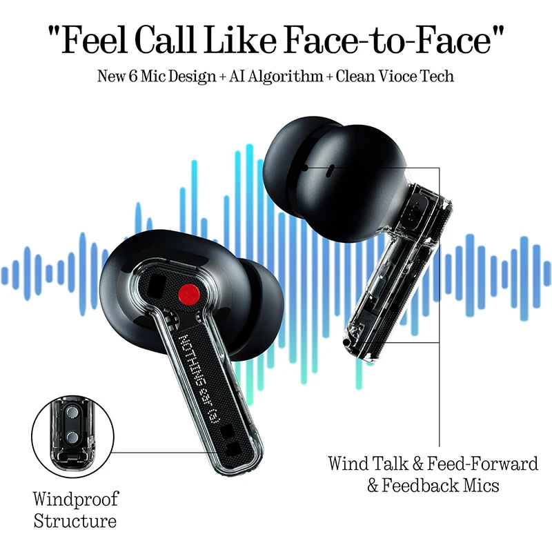 Nothing Ear (a) Wireless Bluetooth Headphones with ChatGPT Integration, Active Noise Cancellation, Bass Enhancement Algorithm and Up to 42.5 Hours Playtime 4