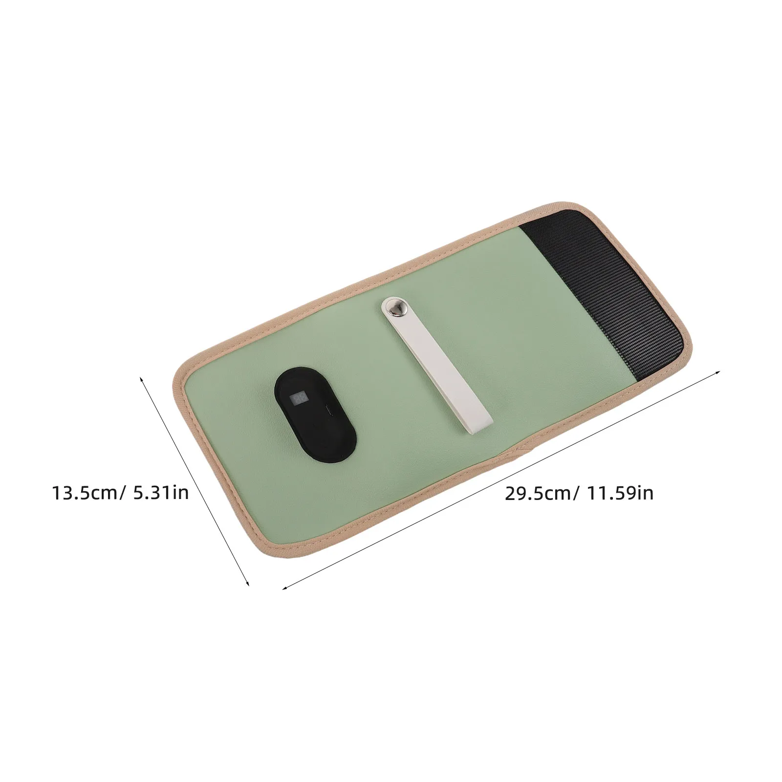 Scaldabiberon in Pelle PU con USB, Custodia Riscaldante per Biberon con Controllo della Temperatura e Display Digitale