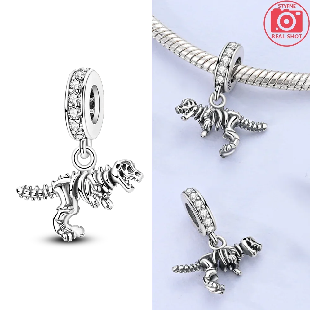 Silver Charms Beads Animal Designs for DIY Accessories