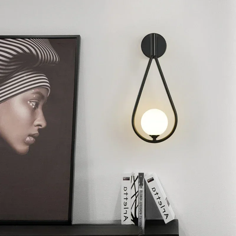 Modern Simple Bedroom Living Room Hotel Aisle Bedside Corridor Wall Lamp