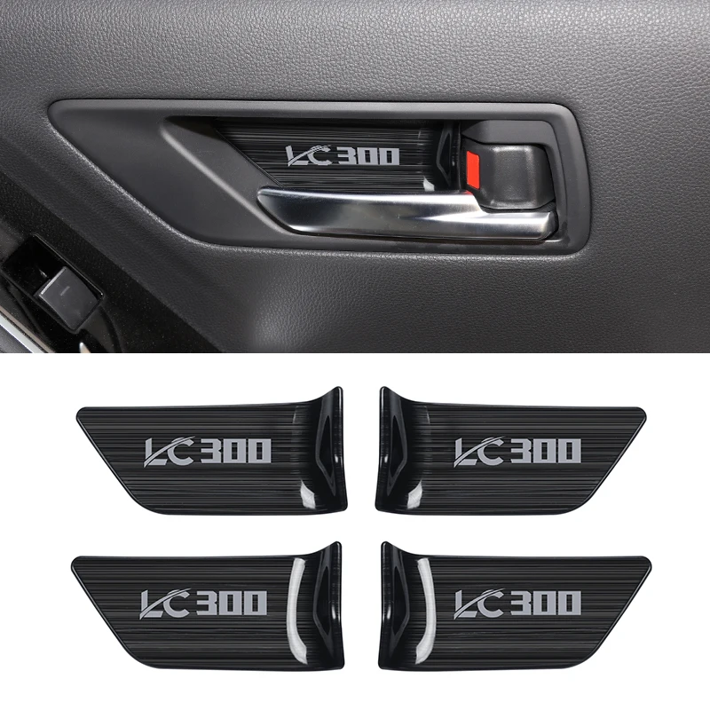 For Toyota Land Cruiser 300 LC300 FJ300 J300 2021-2027 Door Inner Handle Trim Cover Interior Upgraded Modification Accessories