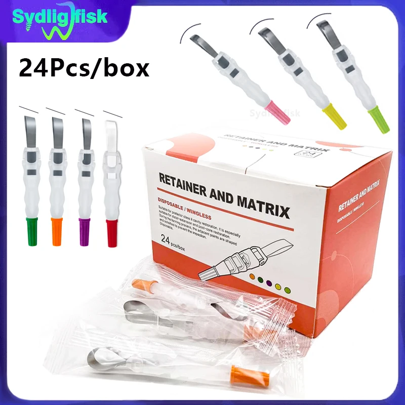 

Dental Matrix Roll Type Retainer and Matrix 180° Adjustable Sectional Contoured Matrices Dental Crown Materials Dentist Tools