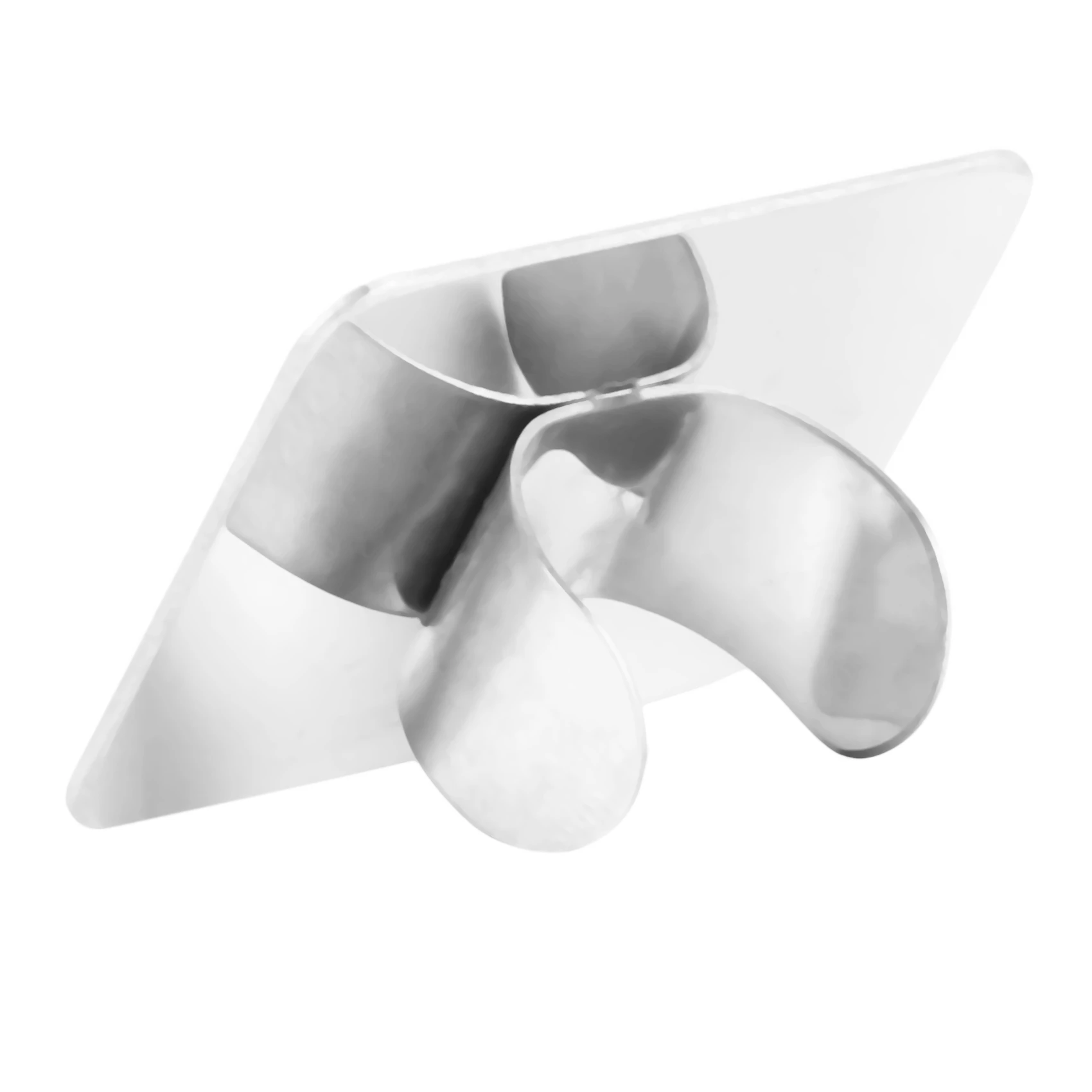 จานผสมรองพื้นสำหรับร้านทำเล็บแหวนใส่นิ้วอุปกรณ์แต่งหน้าแผ่นโลหะทำจากสเตนเลส